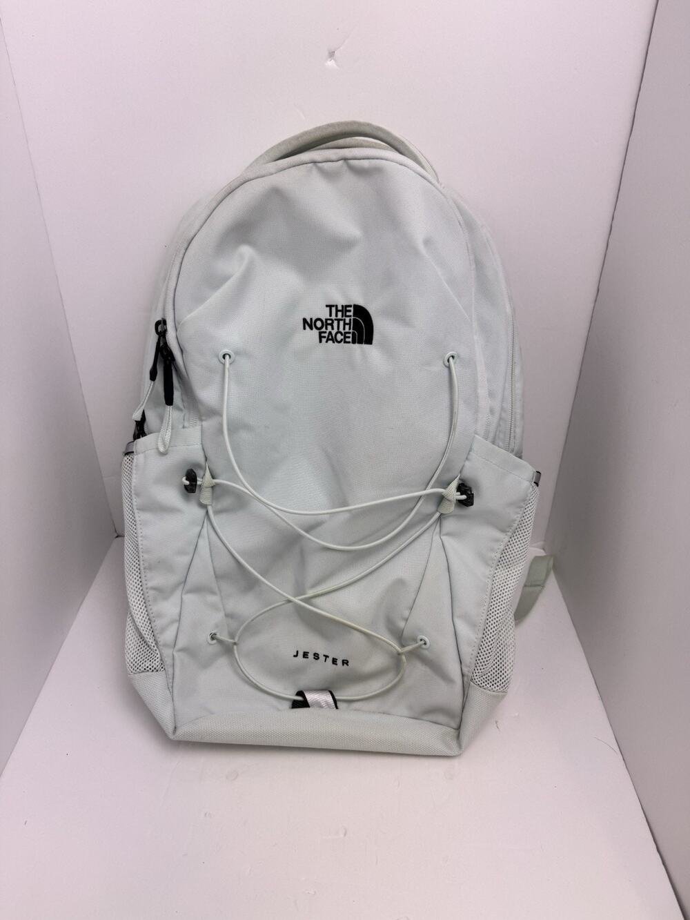 The North Face Women’s Jester Backpack Ice Blue Black 27L School Bag